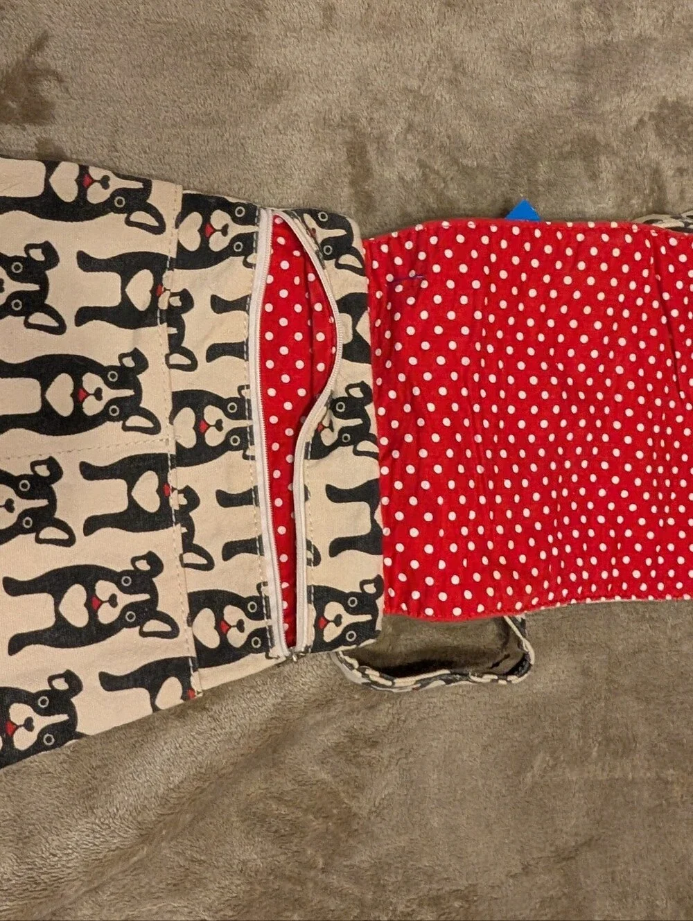 Bungalow 360 Black & Cream Dog Pattern Crossbody